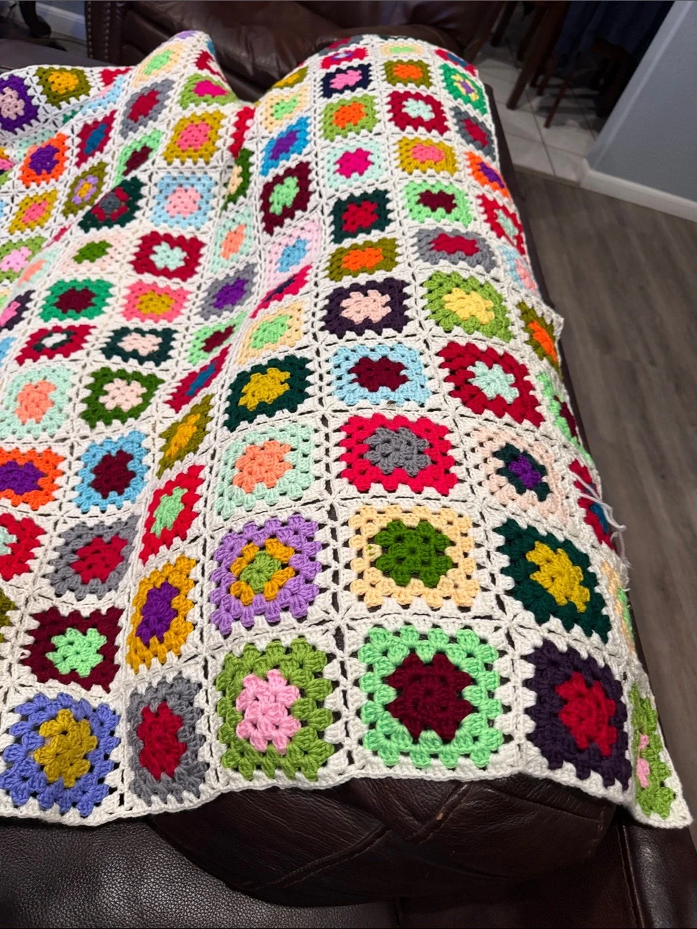Handmade cozy crochet